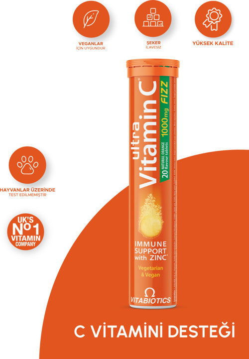 Ultra Vitamin C 1000mg Efervesan 20 Tablet