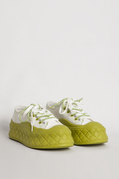 277 Kadın Kanvas Kumaş Sneaker BEYAZ