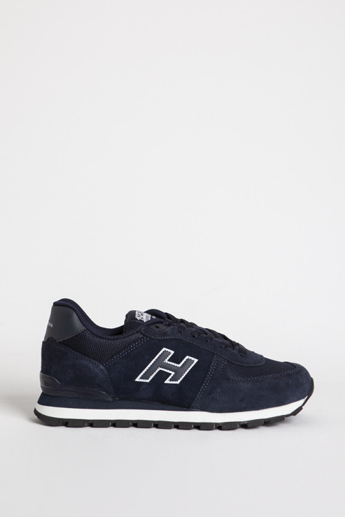 Erkek Comfort Sneaker Spor Ayakkabı Gerçek Deri HJ Peru 19250M LACİVERT