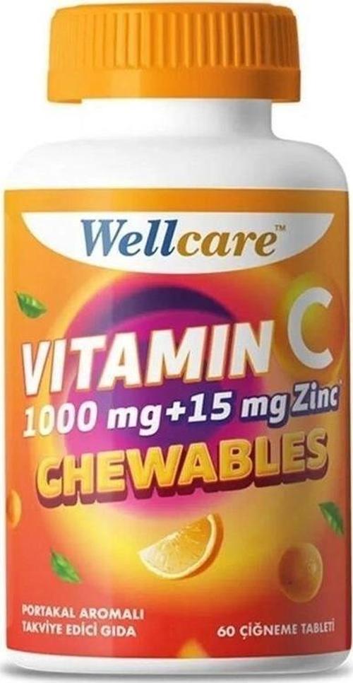 Vitamin C & Çinko 60 Çiğneme Tableti