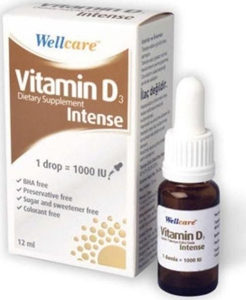 Vitamin D3 1000Iu Intense Damla 12 ml