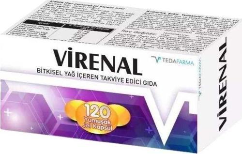 Virenal Bitkisel Yağ İçeren Gıda Takviyesi 120 Kapsül