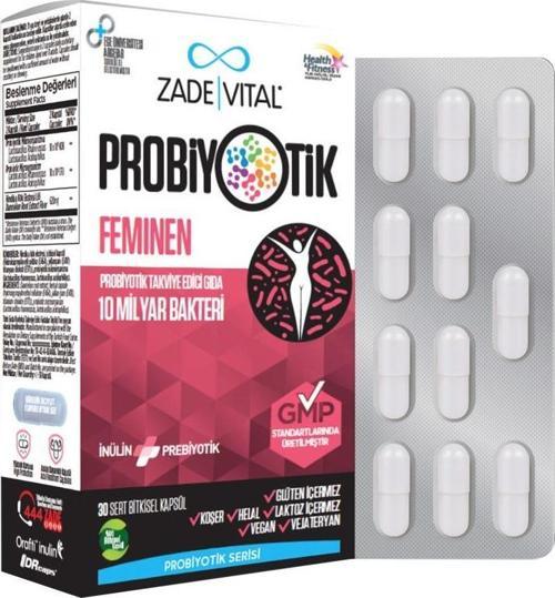 Feminen Probiyotik Takviye Edici Gıda 30 Kapsül