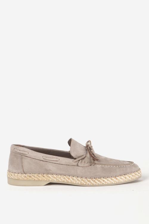 Erkek Klasik Bağcıklı Loafer Ayakkabı Gerçek Deri MC 17405 KOYU BEJ