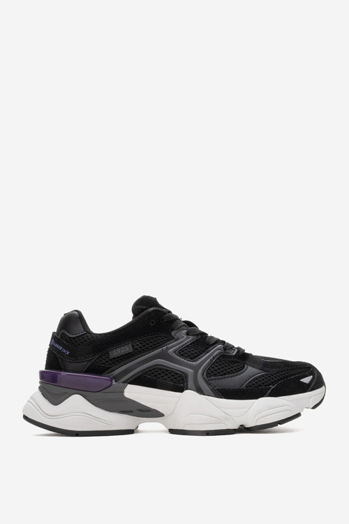 Kadın Bağcıklı Rahat Kalın Taban Sneaker HJ 25009Z SİYAH