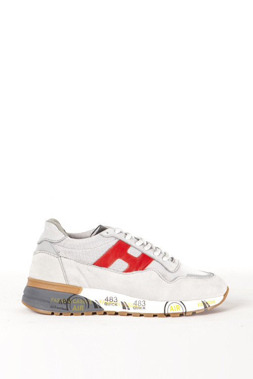 Erkek Yüksek Taban Bağcıklı Comfort Sneaker Gerçek Deri MC 17388 GRİ