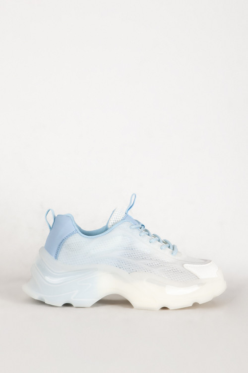 152 17432 Kalın Taban Kadın Sneaker MAVİ