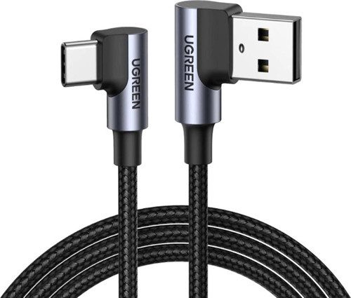 USB to Type-C 90 Derece Şarj ve Data Kablosu 2 Metre