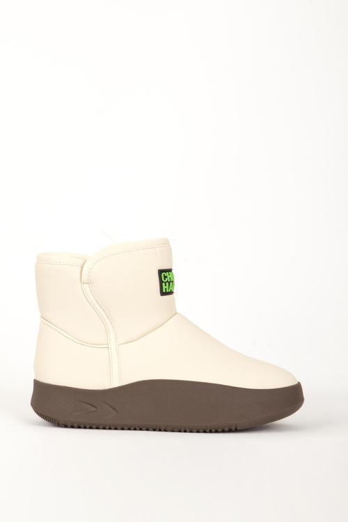 Kadın Yarım Bilek İçi Tüylü Space Taban Bot GJ 379/1 BEJ