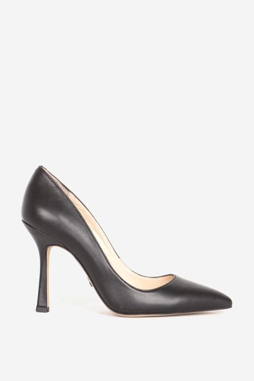 Kadın Sivri Burun Stiletto Gerçek Deri SY 27468 SİYAH