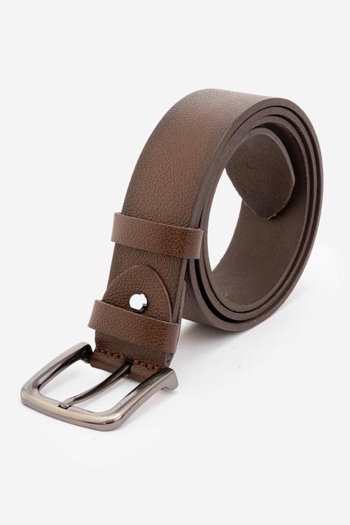 Hakiki Deri 4cm Erkek Spor Kemer 513 TABA