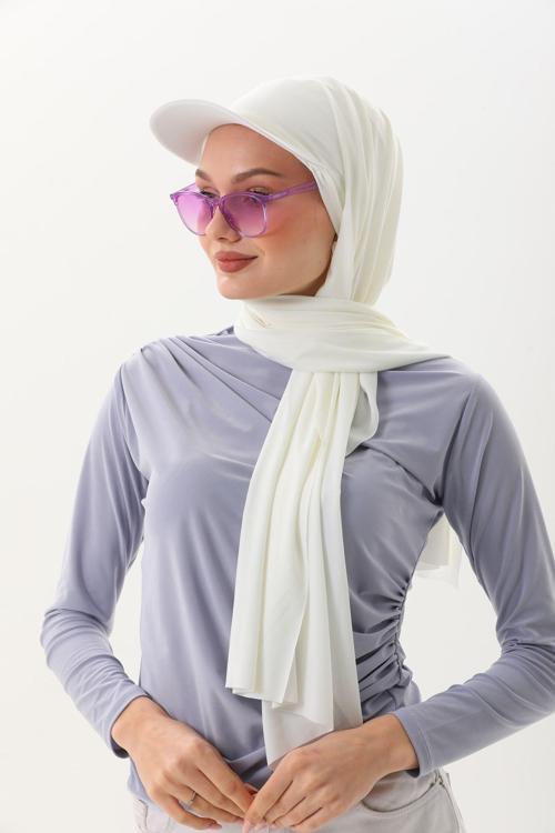 Şapkalı Sandy Şal