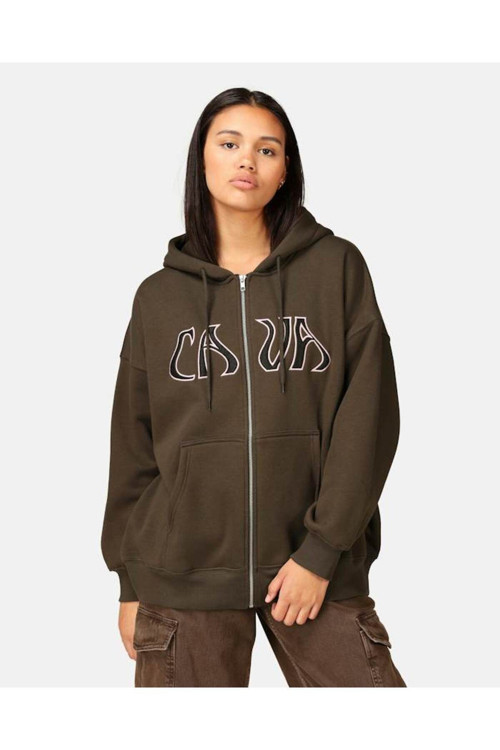 Fermuarlı Kapüşonlu Sweat