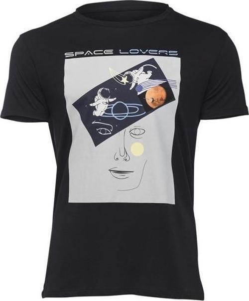 Faces Space Lovers Erkek T-Shirt