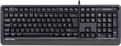 A4 Tech F TR Usb Fsytyler Multimedya Kablolu Klavye Gri FK10 