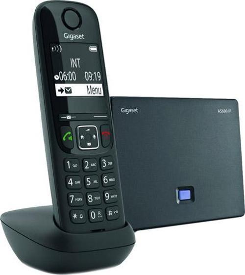 Ip Siyah Telsiz Dect Telefon 2" Ekran 150 Rehber As690