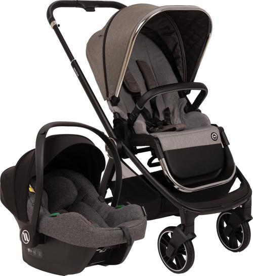 Easyfold 3 Grey Travel Sistem Bebek Arabası Light Grey
