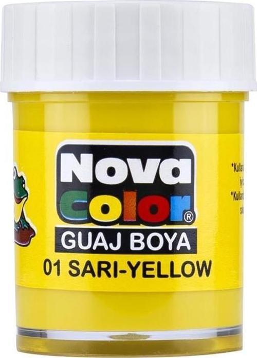 Nc-103 Guaj Boya Şişe Sarı 12 Li (1 Paket 12 Adet)