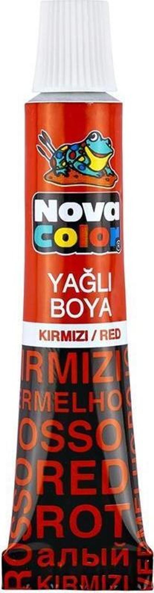 Nc-128 Yağlı Boya Tüp Kırmızı 12 Li (1 Paket 12 Adet)