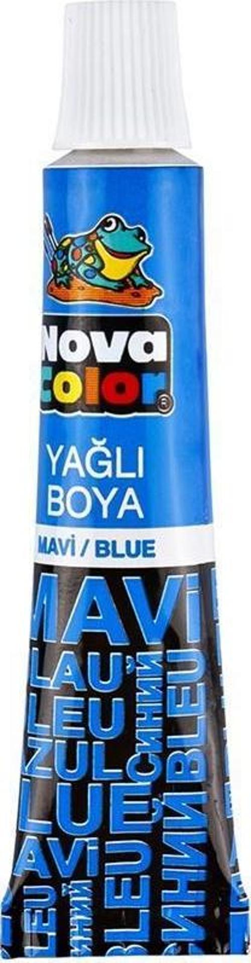 Nc-129 Yağlı Boya Tüp Mavi 12 Li (1 Paket 12 Adet)