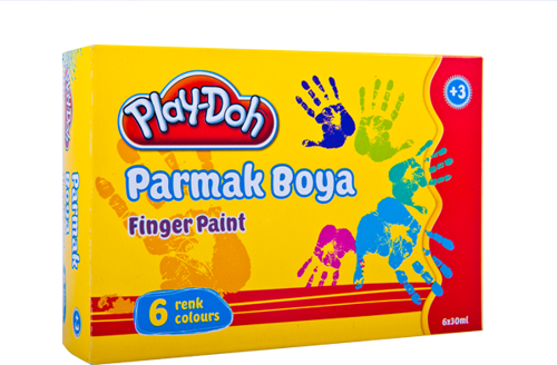 Parmak Boyası 6 Renk 30 Ml Play-Pr001