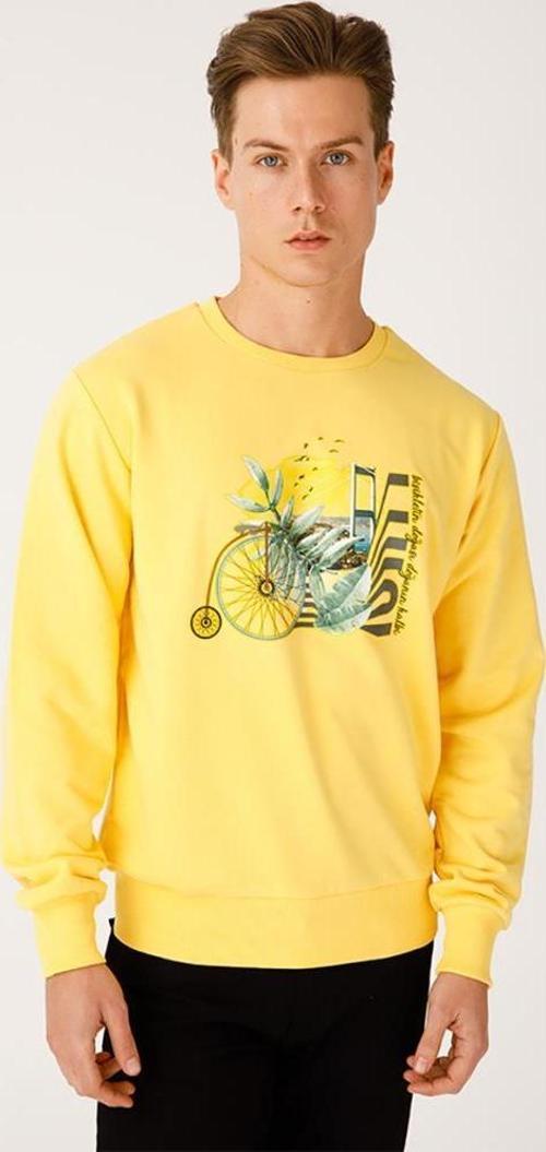 Nature Boğazda Bisiklet Erkek Sweatshirt