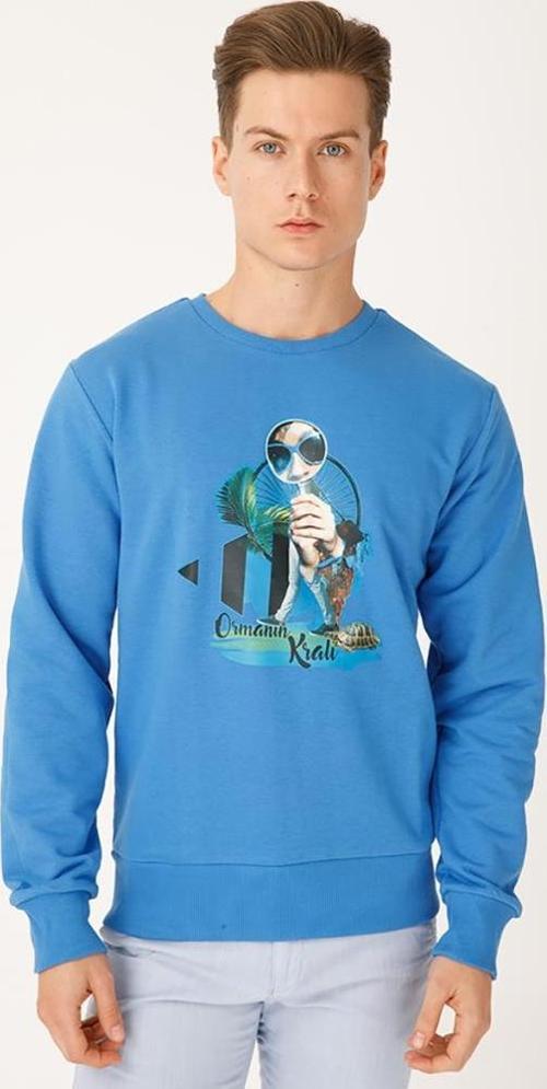 Nature Ormanın Kralı Erkek Sweatshirt