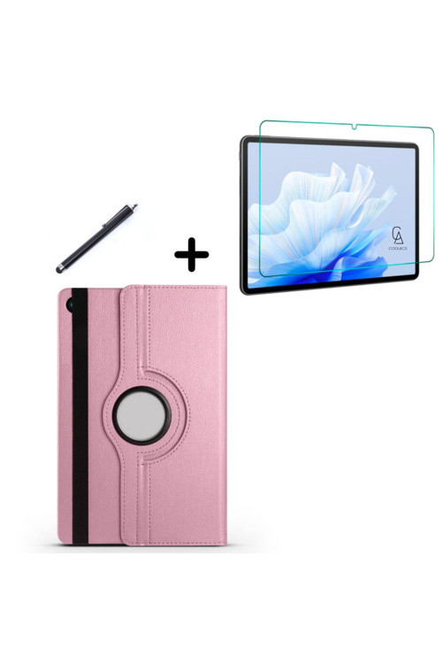 20068310 Samsung Galaxy Tab A9 Plus 11 Inç 360° Dönebilen Standlı Tablet Kılıfı Ekran Koruyucu Ve Kalem Seti