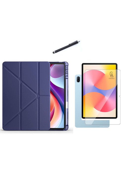20068310 Huawei Matepad Se 11 Inç Uyumlu Tri Fold Kalemlikli Tablet Kılıfı Ekran Koruyucu Kalem Seti