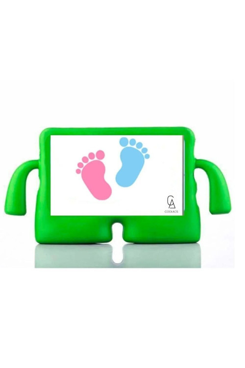 20068310 Apple İpad 7.Nesil 10.2 İnç 2019 İle Uyumlu Silikon Kollu Çocuklar İçin Tablet Kılıfı