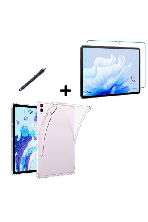 20068310 Samsung Galaxy Tab S8 Ultra Sm-X900 Uyumlu Köşe Dolgulu Tablet Kılıfı Ekran Koruycu Kalem Seti