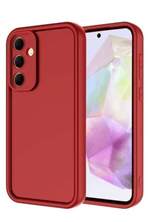 20068310 Samsung Galaxy A26 İle Uyumlu Kılıf Kamera Korumalı Yüksek Kenarlı Kapak