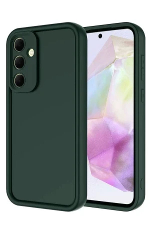 20068310 Samsung Galaxy A36 İle Uyumlu Kılıf Kamera Korumalı Yüksek Kenarlı Kapak