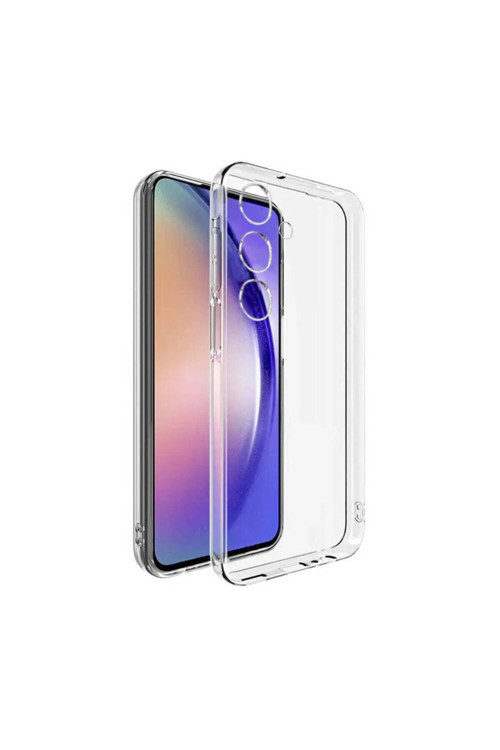 20068310 Samsung Galaxy A35 İle Uyumlu Kılıf Şeffaf Kamera Korumalı Esnek Silikon Telefon Kılıfı Kapak