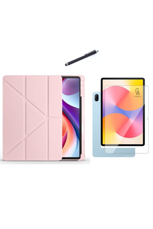 20068310 Huawei Matepad Se 11 Inç Uyumlu Tri Fold Kalemlikli Tablet Kılıfı Ekran Koruyucu Kalem Seti
