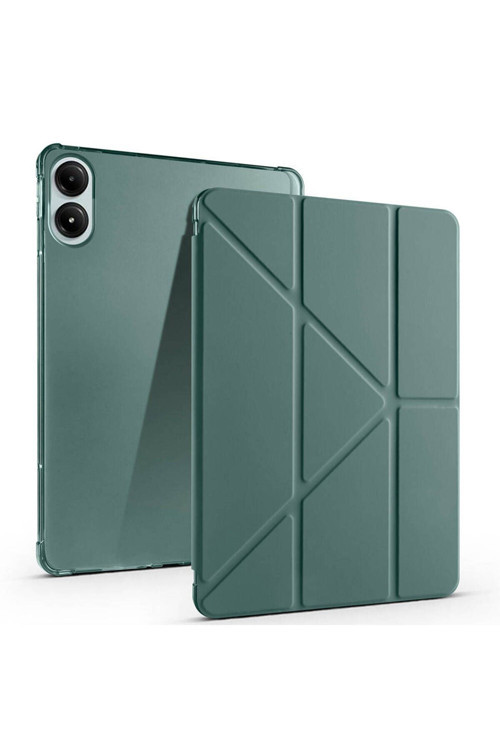 20068310 Xiaomi Redmi Pad Pro 12.1 İnç Uyumlu Kılıf 3 Farklı Stand Kalemlikli Tri Folding Tablet Kılıfı