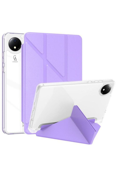 20068310 Xiaomi Redmi Pad Se 8.7 İnç Uyumlu Kılıf 3 Farklı Stand Kalemlikli Tri Folding Tablet Kılıfı