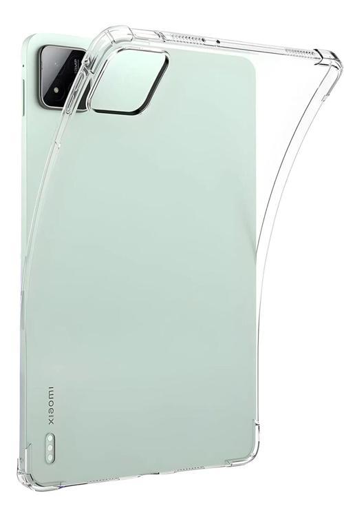 20068310 Xiaomi Pad 7 Pro 11.2 Inç İle Uyumlu Şeffaf Esnek Silikon Tablet Kılıfı