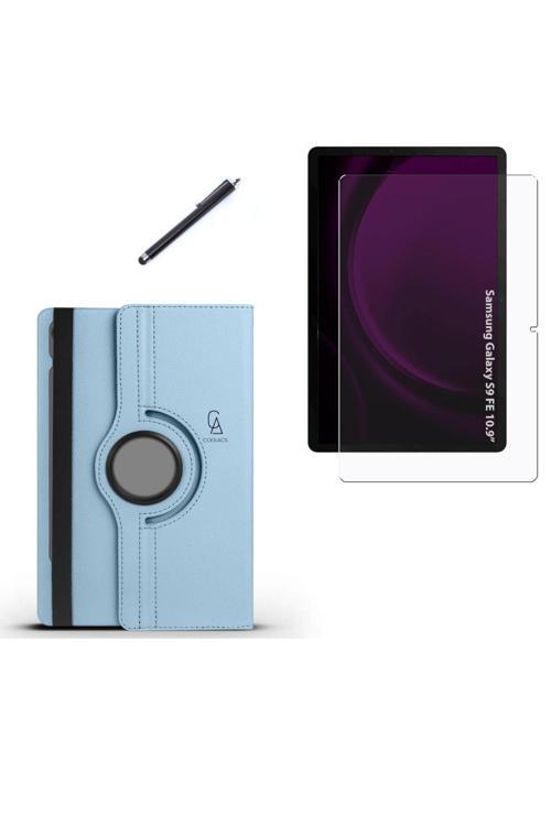 20068310 Samsung Galaxy Tab S9 Fe Sm-X510 Kılıf Birebir Uyumlu Dönebilen Kılıf + Ekran Koruyucu + Kalem