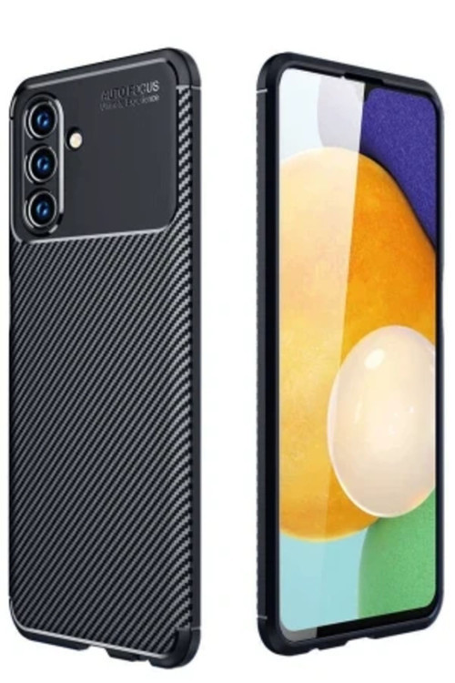 20068310 Samsung Galaxy A36 Uyumlu Kılıf Karbon Tasarım Kamera Korumalı Silikon Telefon Kılıfı Kapak
