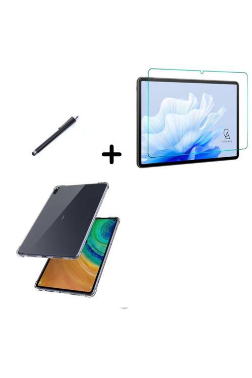 20068310 Huawei Matepad 10.4 Uyumlu Köşe Dolgulu Tablet Kılıfı Ekran Koruycu Kalem Seti