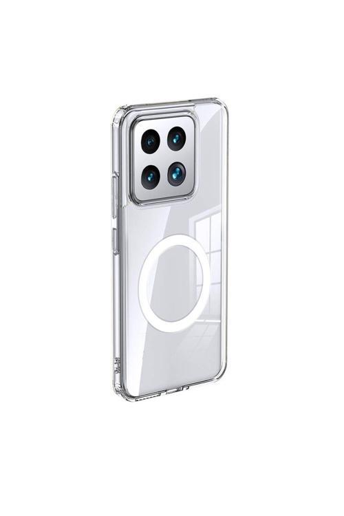 20068310 Xiaomi Mi 14 İle Uyumlu Kılıf Mat Arka Yüzey Magsafe Wireless Şarj Özellikli Telefon Kılıfı Kapak