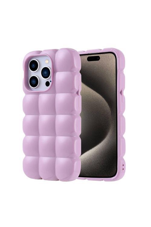 20068310 Apple İphone 15 Pro İle Uyumlu Kılıf Parlak Esnek Silikon Kapak