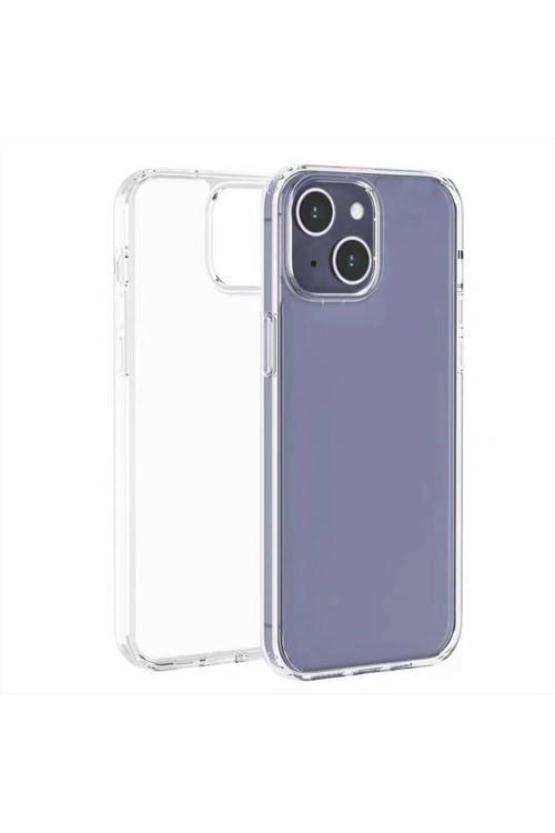 20068310 Apple İphone 15 Plus İle Uyumlu Kılıf Yüksek Korumalı Sert Şeffaf Kapak