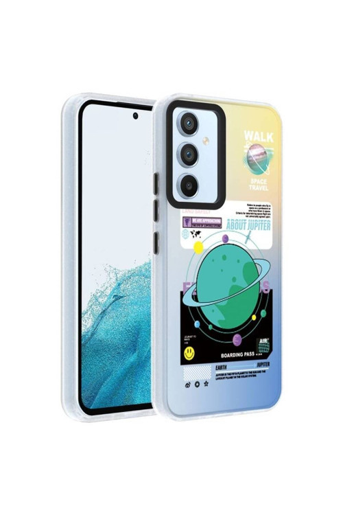 20068310 Samsung Galaxy A14 Uyumlu Kılıf Gezegen Temalı Telefon Kılıfı Kapak