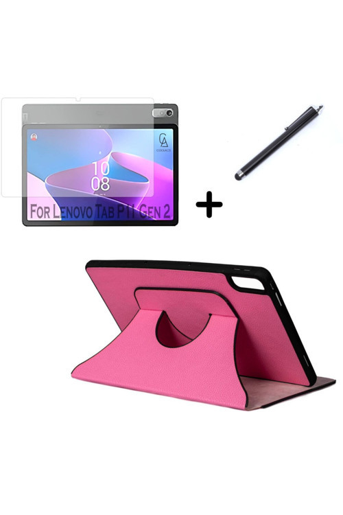 20068310 Lenovo Tab P11 2.Nesil 11.5 Inç Tb350Fu Uyumlu Fest Tablet Kılıfı Ekran Koruyucu Ve Kalem Seti