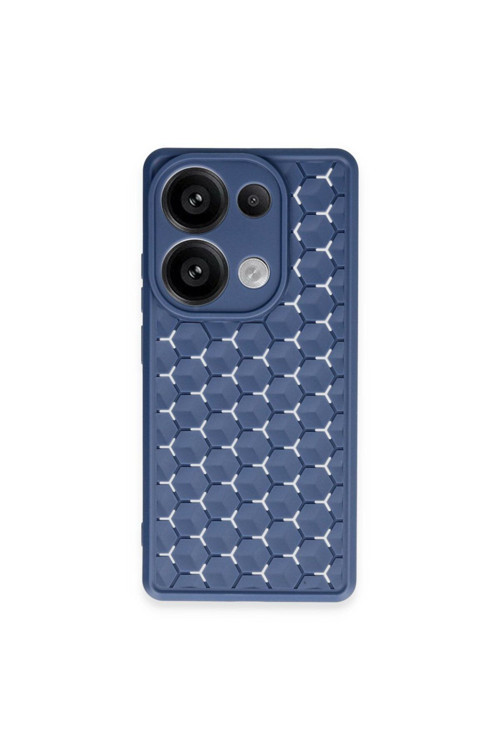 20068310 Xiaomi Redmi Note 13 Pro 4G Uyumlu Bal Peteği Tasarımlı Silikon Petek Telefon Kılıfı Kapak