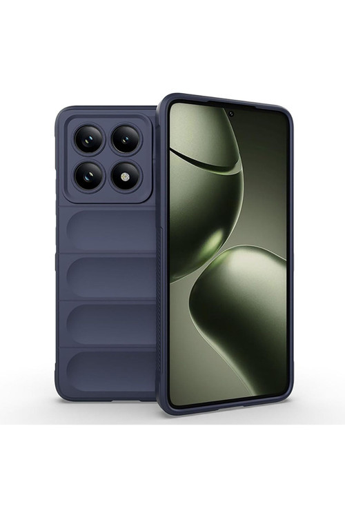 20068310 Xiaomi 14T Uyumlu Kılıf Esnek Tpu Oyuklu Arka Yüzey Tasarımlı Silikon Kapak