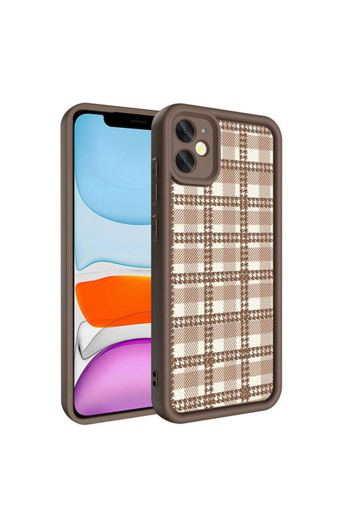 20068310 Apple İphone 11 İle Uyumlu Kılıf Kamera Korumalı Yüzeyi Baskılı Arka Kapak