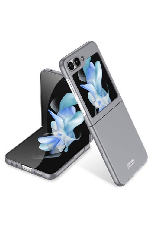 20068310 Samsung Galaxy Z Flip 5 İle Uyumlu Kılıf Mat Görünümlü Ultra İnce Telefon Kılıfı Kapak